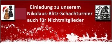 Nikolausblitzturnier und Kreis(jugend)blitzmeisterschaften stehen an